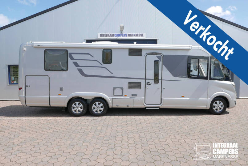 Hymer B ML-I 890 MasterLine 9G AUTOMAAT, levelsysteem, queensbed, bovenkastjes 0