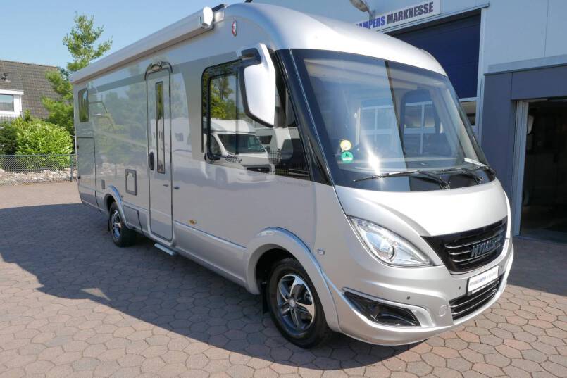 Hymer B-SL 674 SupremeLine Crystal-zilver 180 PK AUTOMAAT, LEVELSYSTEEM, AL-DE 4