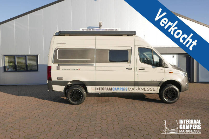 Hymer Grand Canyon S 4X4 | 190 pk Automaat | Hefdak | Lithium | Pastel steengrijs 0