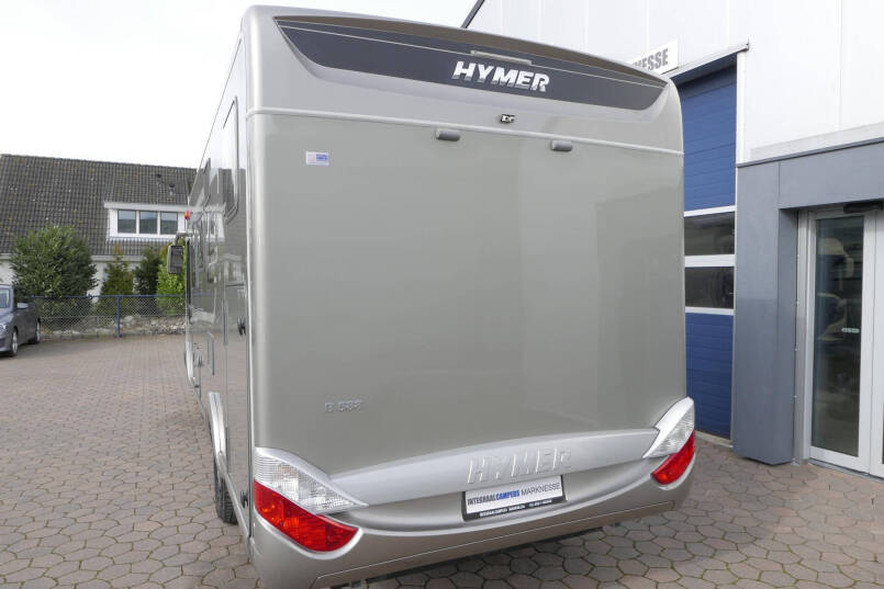 Hymer B 588 | Serra Grijs | Automaat | Levelsysteem | Lithium | Enkele bedden | 3