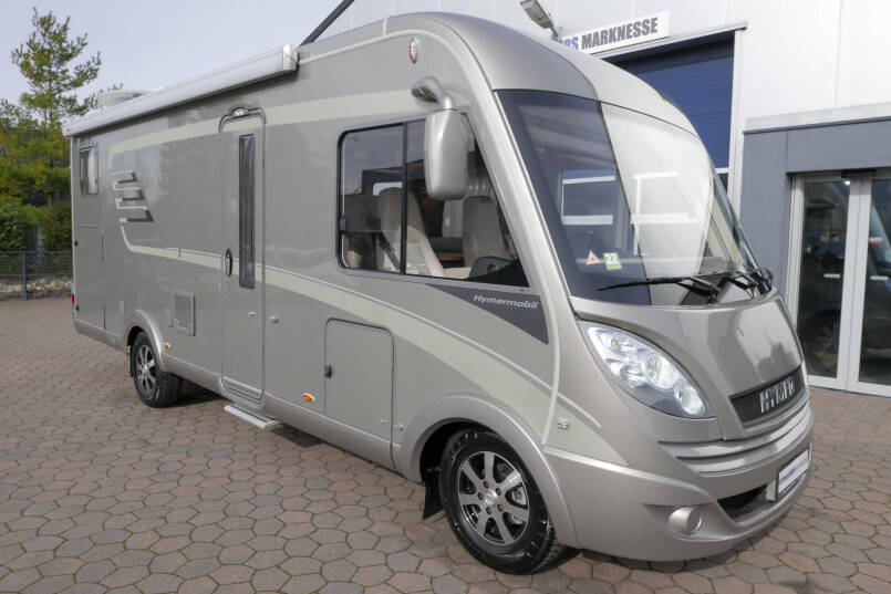 Hymer B 588 | Serra Grijs | Automaat | Levelsysteem | Lithium | Enkele bedden | 4