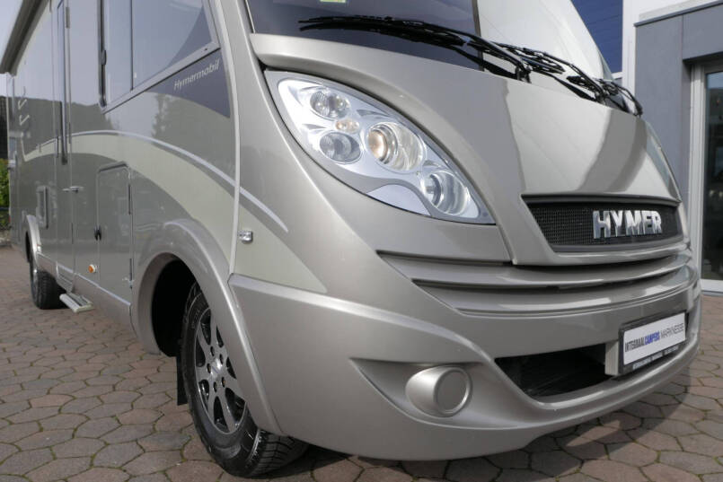 Hymer B 588 | Serra Grijs | Automaat | Levelsysteem | Lithium | Enkele bedden | 7