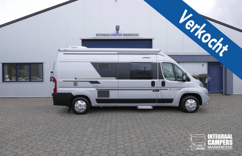 Adria Twin 600 spt | 2 x airco | Fietesendrager | Weinig km |