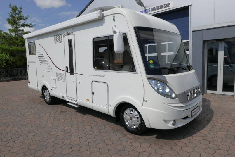 Hymer B 594 | 3.0L 177pk | Dwarsbed | Hefbed | Grote garage | 4