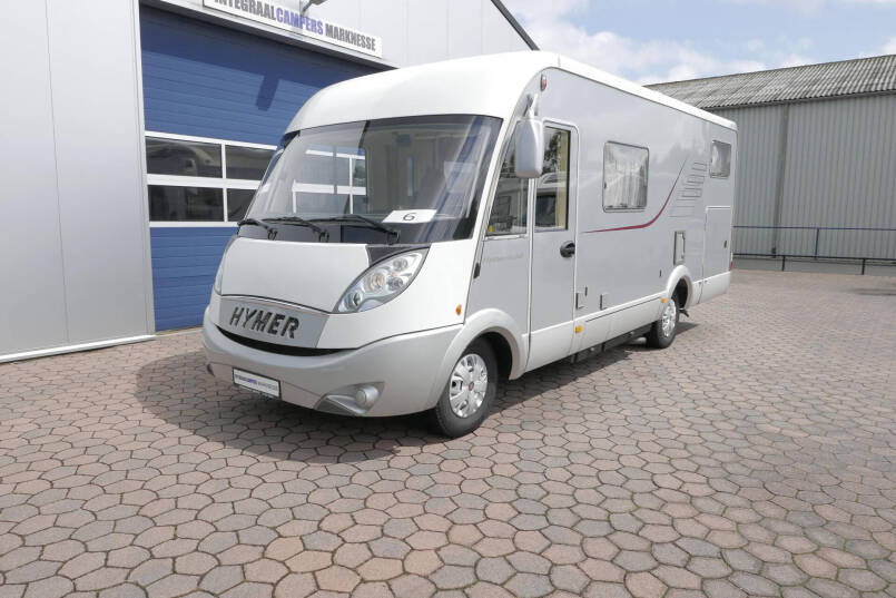 Hymer B 674 SL | AL-KO Maxi | Levelsysteem | Enkele bedden | Hefbed | Vlakke vloer | 7