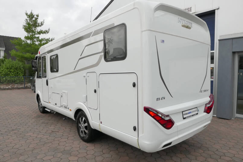 Hymer Exsis-I 474 | Bovenkastjes | Lithium | 6.64 m | Enkele bedden | 5