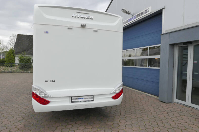 Hymer ML-I 620 | Mercedes | Bovenkastjes | Levelsyteem | Enkele bedden 3