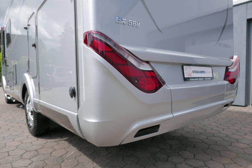 Hymer Exsis-I 588 Crystal Zilver Hymer  Exsis-I 588 Crystal Zilver | Automaat | Bovenkastjes | Vol Optie 7