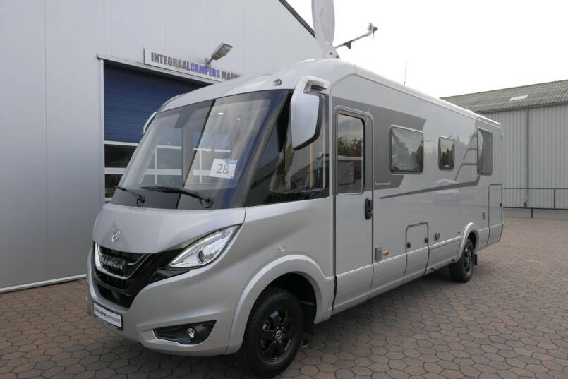 Hymer BML-I 790 MasterLine | Bovenkastjes | Levelsysteem | Lithium | Leer | Queensbed | 12