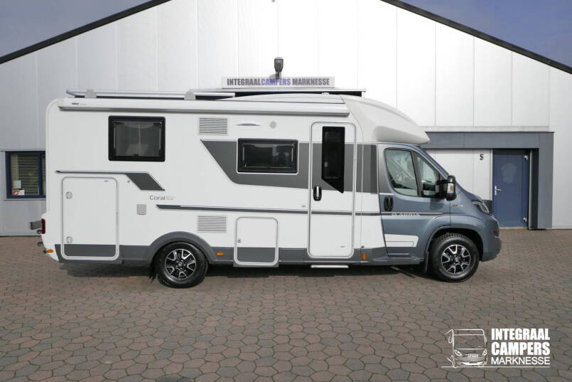 Adria Coral plus 600 SL | Enkele bedden | Lithium | Zonnepaneel | Fietsendrager 0