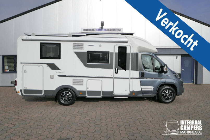 Adria Coral plus 600 SL | Enkele bedden | Lithium | Zonnepaneel | Fietsendrager 0