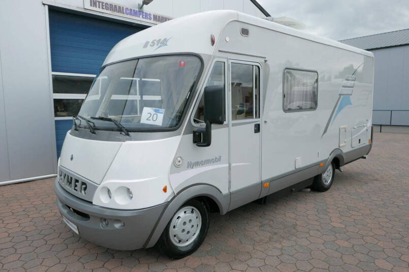 Hymer B 514 | Laag vast bed | Hefbed | Dubbele bodem 9