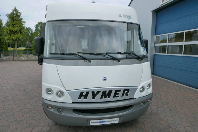 Hymer B 514 | Laag vast bed | Hefbed | Dubbele bodem 1